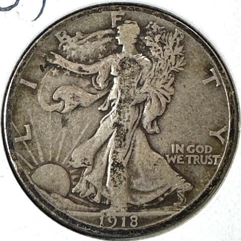 1918-S 50C Walking Liberty Half Dollar (75139) Cover