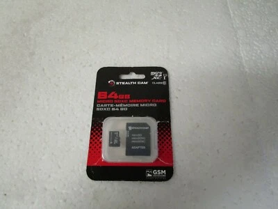 GSM Outdoors Stealth Cam Memory Card 64GB SDXC MicroSD MicroSDHC MicroSDXC  - Image 1 of 3