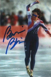 BONNIE BLAIR USA Skating Winter Olympics Auto Autographed Signed 4x6 Photo A - Picture 1 of 1