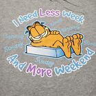 Vintage Garfield Odie Shirt Adult Large Gray More Sleep Short Sleeve Tee