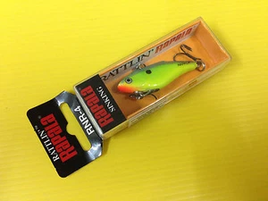 Rapala Rattlin' Rap RNR-4 PRT, Papageienfarbe sinkender Angelköder. - Bild 1 von 4