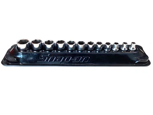 "Juego de enchufes poco profundos métricos Snap On Tools EE. UU. 112 TMMY 12 piezas 1/4"" unidad 6 puntos" - Imagen 1 de 12