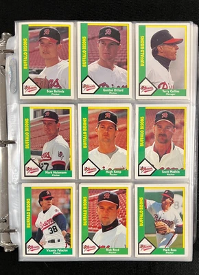 Juego completo de béisbol de ligas menores CMC 1990 (880) Thomas/Bagwell/Williams Foto 1 de 4