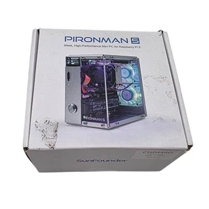 Pironman 5 NVMe M.2 SSD PCIe Mini PC Case for Raspberry Pi 5 Hailo-8L AI - Photo 1/6