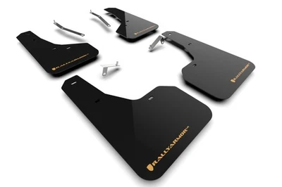 Rally Armor UR Mud Flaps for Subaru Forester 2022-2023 – Black with Orange Logo - Imagem 1 de 4