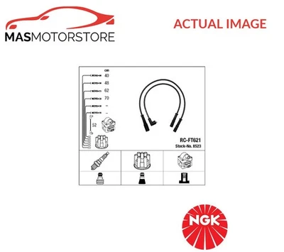 IGNITION CABLE SET LEADS KIT NGK 8523 P FOR LANCIA Y10 1L,1.1L 32KW,33KW,37KW - Image 1 of 4