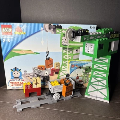 Lego DUPLO 3301 Cargo Loading CRANKY Conjunto de Trem Thomas & Friends Caixa e Manual - Imagem 1 de 4