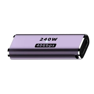 USB 4 Type C Female To Female Connector Coupler 240W 40Gbps 8K for Thunderbolt - Photo 1 sur 13