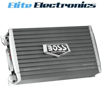 Boss Audio AR3000D Class-D 3000 Watts Car Amplifier Monoblock - Image 1 of 4