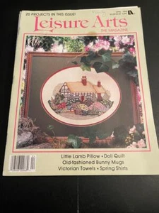 CROSS STITCH LEISURE ARTS THE MAGAZINE APRIL 1992 - 20 PROJECTS , 35 PAGES - Picture 1 of 1