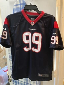 Nike On Field JJ Watt Jersey Youth L EUC Houston Texans Defensive Beast - Picture 1 of 4