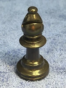 First Move Tournament 2” Black Bishop Plastic Replacement Chess Pieces A1 - Picture 1 of 4