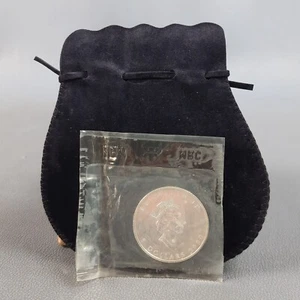 Moneta 5 Dollari Argento 9999 Canada Regina Elisabetta II 1990 Fior Di Conio - Imagen 1 de 4