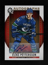 2018 O-Pee-Chee Coast to Canadian Tire Rookies Elias Pettersson Rookie Auto RC