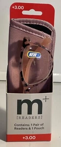 M+ Readers Designer Reading Glasses W Case Jessie Blhtt +3.00 Rose Pink - Picture 1 of 4
