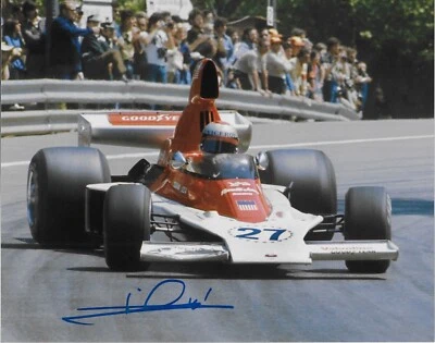 Autographed Formula 1 Driver Mario Andretti 8x10 Photo #5 Original - Image 1 of 2