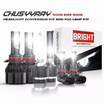 Para Lexus GS300 2006 6 piezas faros LED HID haz alto y bajo + kit de bombillas antiniebla Foto 1 de 4