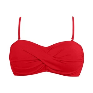 Women Bandeau Bikini Top Solid Color Strapless Swimsuit Top Sexy Bikini Top - Picture 1 of 35