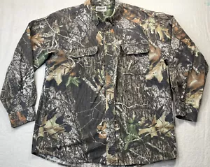 Fieldstaff Camouflage Long Sleeve Button Down Shirt Mens Med - Picture 1 of 10