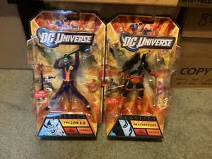 DC Universe Classics All Stars Joker And Deathstroke New In Package Mattel - Picture 1 of 5