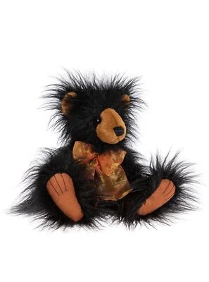 Charlie Bears - 2024 Nussholz - Sammlerstück Plüsch Teddybär braun 14 Zoll