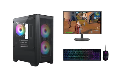 FCS ULTRA FAST i3 i5 i7 Desktop Gaming Computer PC 2TB 16GB RAM GTX 1660 Win10 - Image 1 of 4