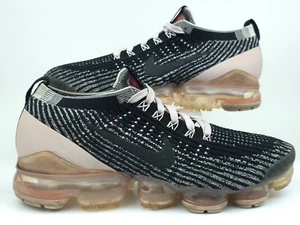 Nike Womens 10 Air VaporMax Flyknit Pink Rose Running Athletic Shoes CU4748-001 - Picture 1 of 11