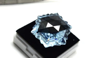 Natural Tourmaline Star Cut 55 Ct pendant Tourmaline Faceted Loose Gemstone - Picture 1 of 9