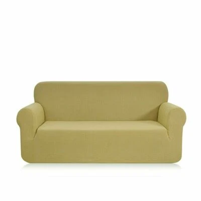 Funda Sofá 1/2/3/4 Plazas Impermeable Elástica Elástica Tela Waffle Funda EE. UU. Foto 1 de 4