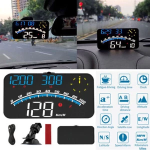 Universal Car GPS+Beidou HUD Head Up Display Speedometer MPH Speeding Alarm G10 - Bild 1 von 12