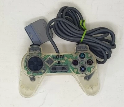 HORI Pad PS Clear SLPH-00029 Playstation PS Controller Tested - Image 1 of 4