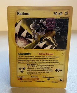 Raikou Skyridge 28/144 German 🇩🇪 Non Holo Near Mint Pokémon Card 2003 - Picture 1 of 2