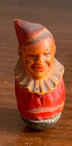 ancien culbuto miniature Petitcollin 1930's clown en celluloïd - Picture 1 of 4