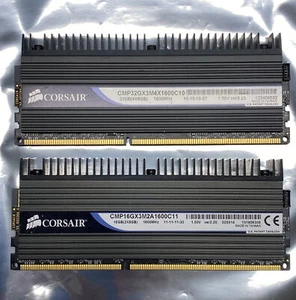 Corsair Dominator Ram DDR3 16gb (2X8GB) Pair Of Two 1600MHz Dram 1.5 V - Picture 1 of 2