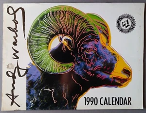 Andy Warhol 1990 Wandkalender Stiftung Bildende Kunst 1989 Harry N Abrams Japan - Bild 1 von 4
