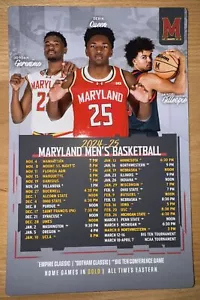 2024-25 MAGNETE PROGRAMMA BASKET MARYLAND TERRAPINS - Foto 1 di 1