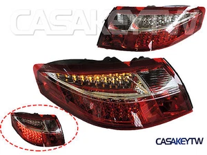 Luces traseras LED rojas transparentes para Porsche 911 996 1999 00 01~2004 un par - Imagen 1 de 5