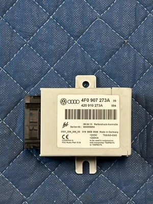 2014 AUDI R8 TIRE PRESSURE CONTROL MODULE UNIT TPMS OEM 4F0907273A 4F0 907 273A - Image 1 of 4