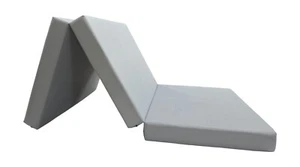 Cama de espuma doble triple, Shikibuton, colchón otomano plegable 4x 39 x 75, gris - Imagen 1 de 7