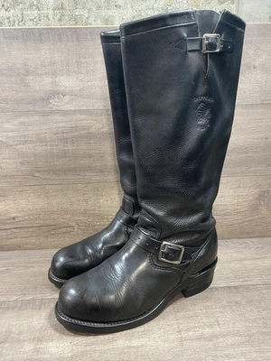 Chippewa 27909 Vintage Steel Toe Tall Moto Work Boots Black Mens Size 10 D - Image 1 of 4