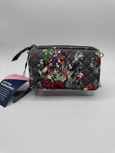 Neu Vera Bradley RFID All in One Crossbody Geldbörse Hope Blooms grau & geblümt - Bild 1 von 15