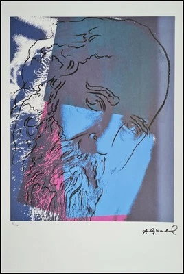 ANDY WARHOL * Martin Buber * 57 x 38 cm * signed lithograph *limited # 88/100 - Bild 1 von 4