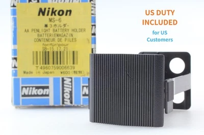 [ MINT in Box ] Nikon MS-6 Penlight Battery Holder for SB21 SB15 SB17 From JAPAN - Image 1 of 4