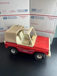 Vintage Tonka Bronco Mighty Adventure Buggy 835 TR 18” Red T-Top 1970s Jeep - Picture 1 of 20