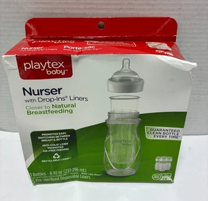 Playtex Baby Nurser with Drop-ins Liners, 3 Bottles - 8-10 oz - Picture 1 of 5