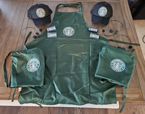 3x Barista Kids Adults Halloween Costumes Coffee Barista Starbucks one size - Picture 1 of 6
