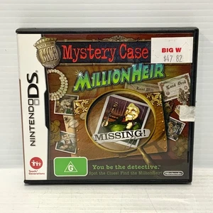 Mystery Case Files: MillionHeir - Nintendo DS - Probado y funcionando - Imagen 1 de 4