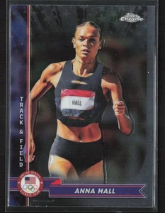 Anna Hall 2024 Topps Chrome U.S. Olympics & Paralympic Hopefuls #43 USA - Picture 1 of 2