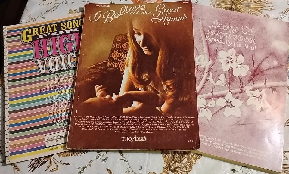 3本福音/基督教歌曲集用于声音、钢琴,带和弦名称/赞美诗 — 第 1/4 张图片