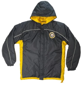 Vintage NFL Kids Touchdown Club Pittsburgh Steelers Jacket Youth Boys XL Puffy - Picture 1 of 15